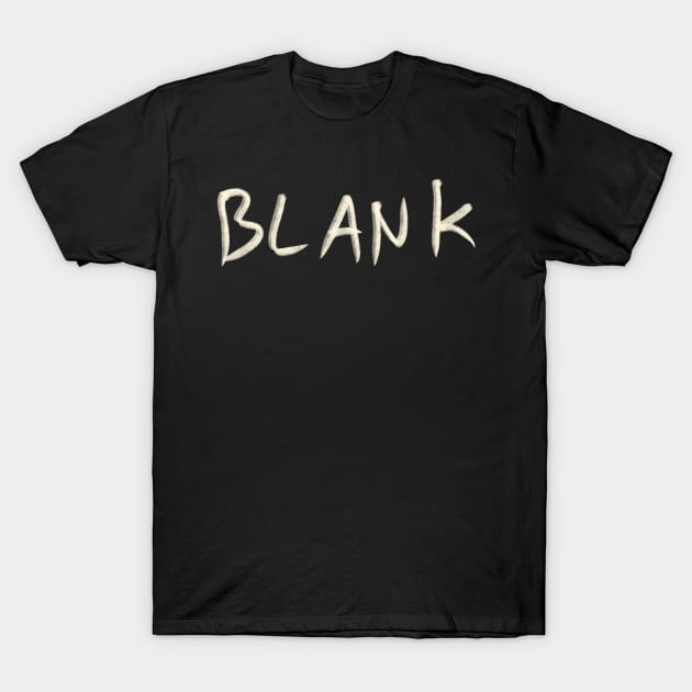 Hand Drawn Blank T-Shirt by Saestu Mbathi